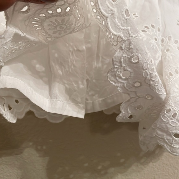 LOFT White Eyelet Shorts . NEW w/o tags 
Size large - Picture 5 of 5